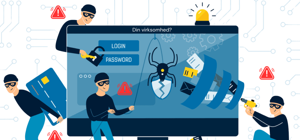 Billede af cyberrisici